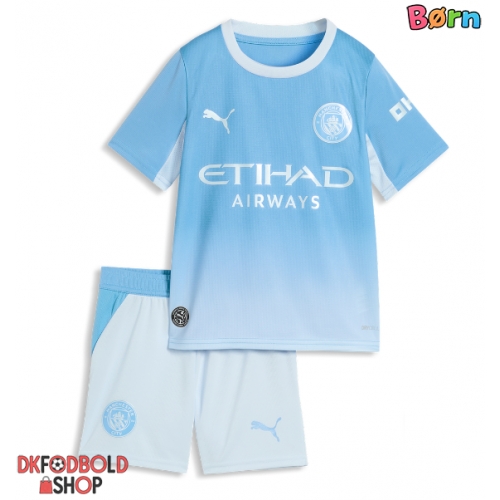 Manchester City Phil Foden #47 Hjemmebanesæt Børn 2026-27 Kort ærmer (+ korte bukser)